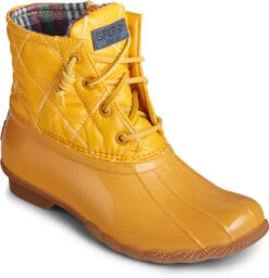 Sperry Women's Saltwater Quilted Nylon -Winter Shoes Shop sperry womens saltwater quilted nylon mastard sts85532 22340.1605548912