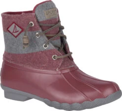 Sperry Women's Saltwater Varsity Stripe 7 Sperry Women's Saltwater Varsity Stripe -Winter Shoes Shop sperry womens salwater varsity stripe wine grey sts84374 36822.1570817515