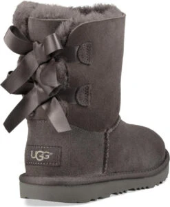 UGG Toddlers Bailey Bow II -Winter Shoes Shop ugg childrens bailey bow ii grey 1017394k grey 32845.1661538331