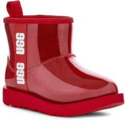 UGG Big Kids Classic Clear Mini II -Winter Shoes Shop ugg childrens big kids classic clear mini 2 samba red 1112386k sbr 03215.1656432984