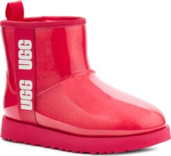 UGG Women's Classic Clear Mini 14 UGG Women's Classic Clear Mini -Winter Shoes Shop ugg womens classic clear mini hibiscus pink 1113190 hspk 57964.1638054097