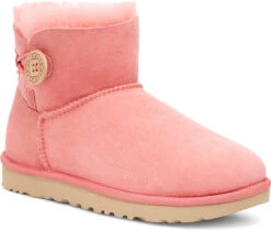 UGG Women's Mini Bailey Button II 9 UGG Women's Mini Bailey Button II -Winter Shoes Shop ugg womens mini bailey button 2 pink blossom 1016422 pbsm 72779.1631549679